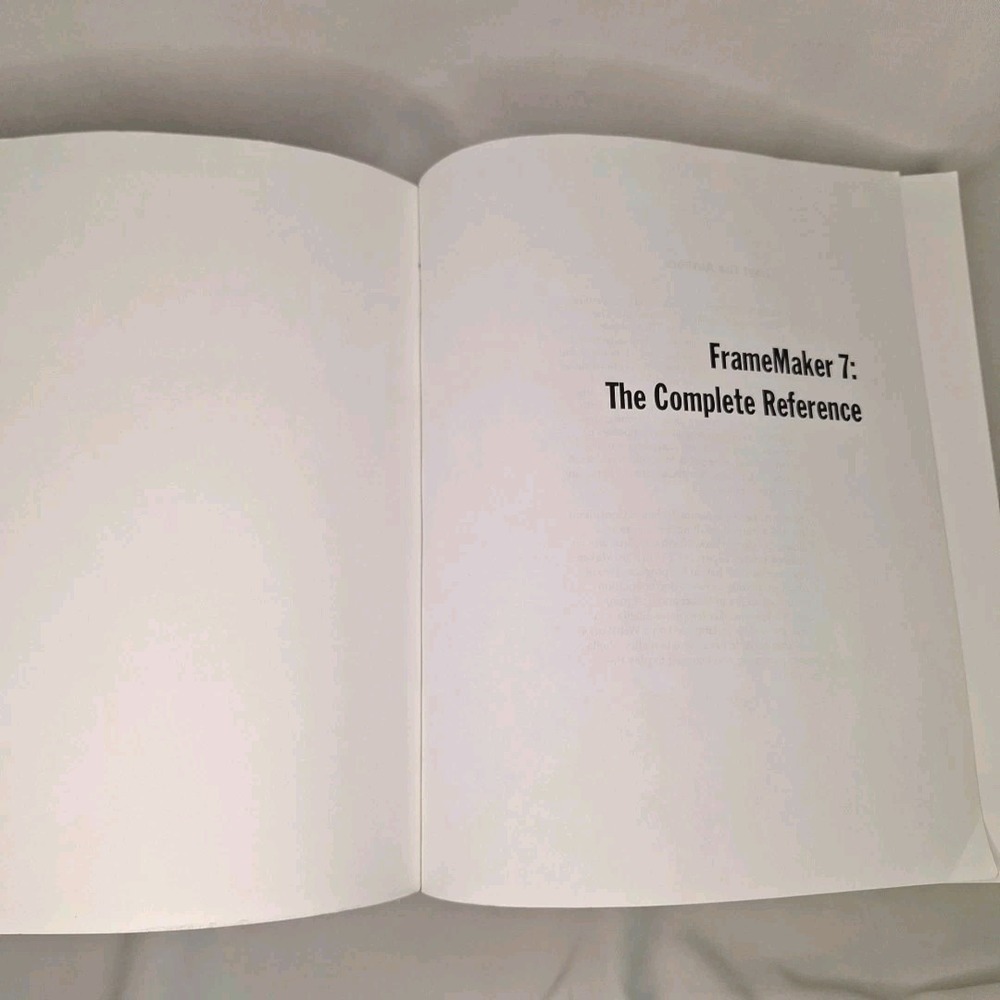 FrameMaker (R) 7 The Complete Reference O'Keefe Loring Frame Maker Seven PB Text - Picture 2 of 11